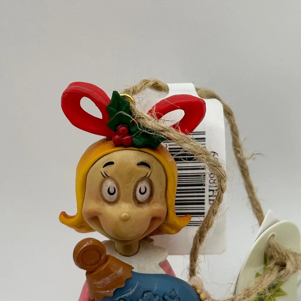 Jim Shore Grinch Cindy Lou Who Ornament Snowflake Christmas Resin‎ Figurine